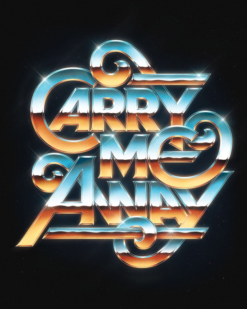 Carry Me Away Typography