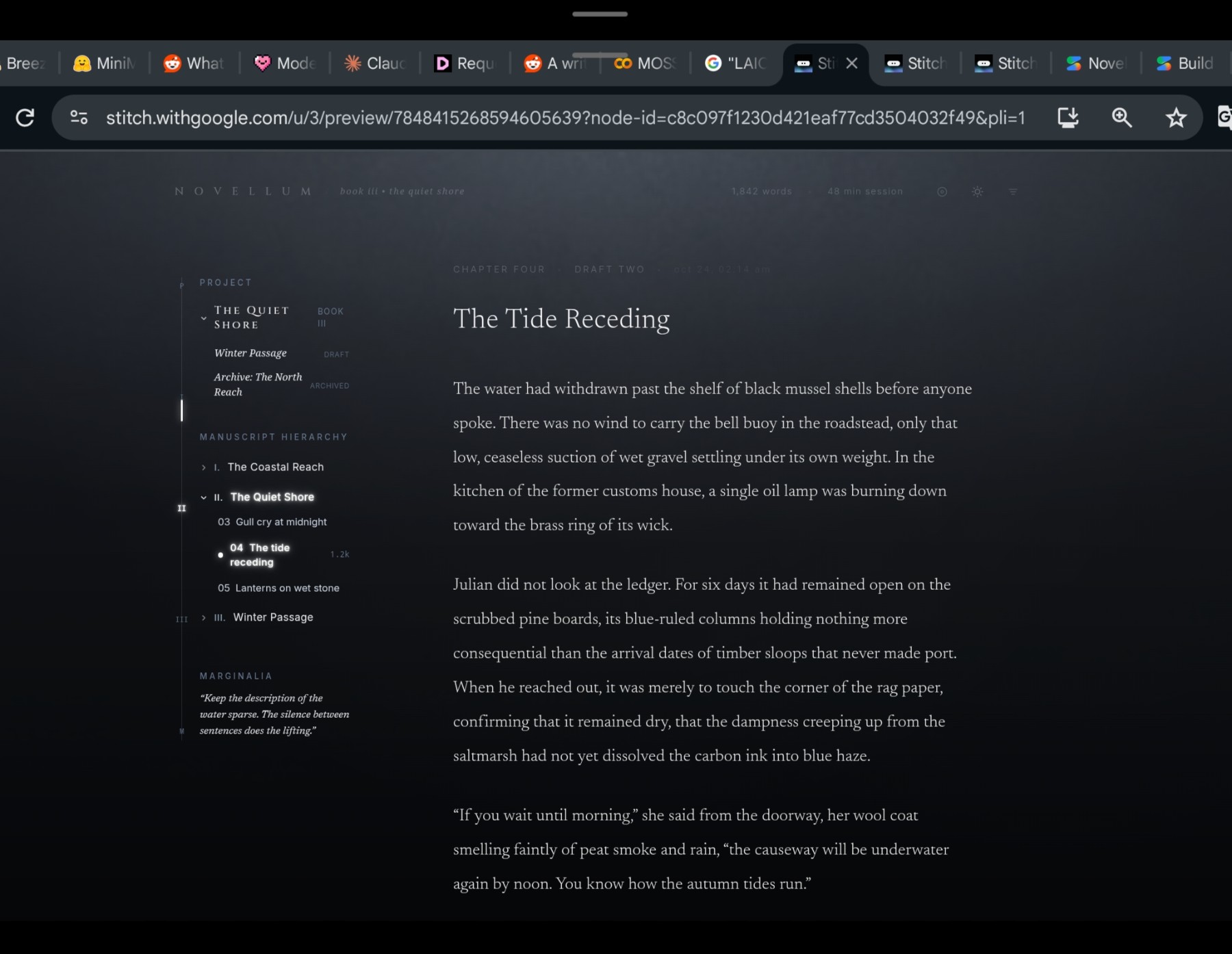 Novellum Writing Editor