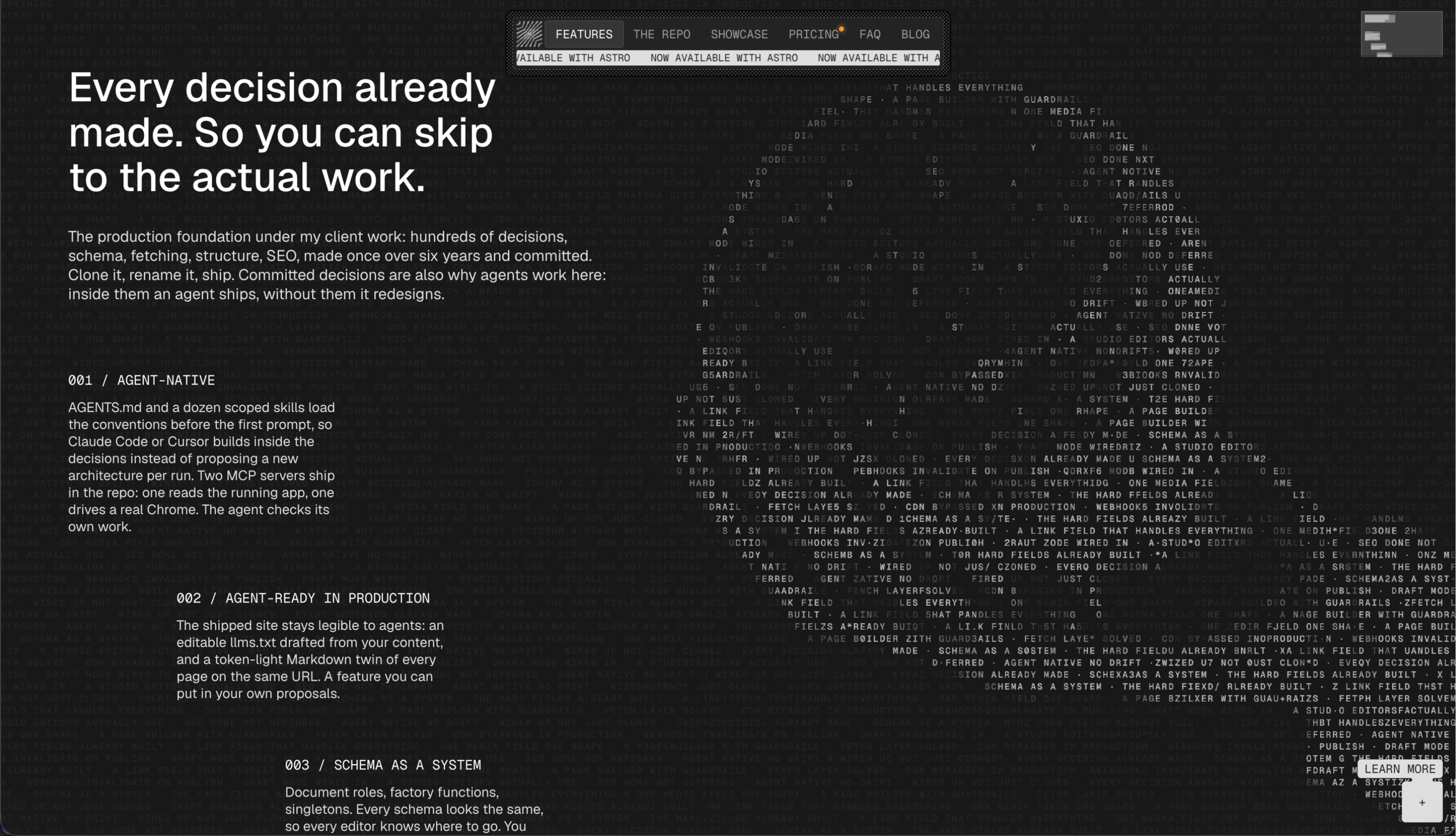 Tech Overview Page
