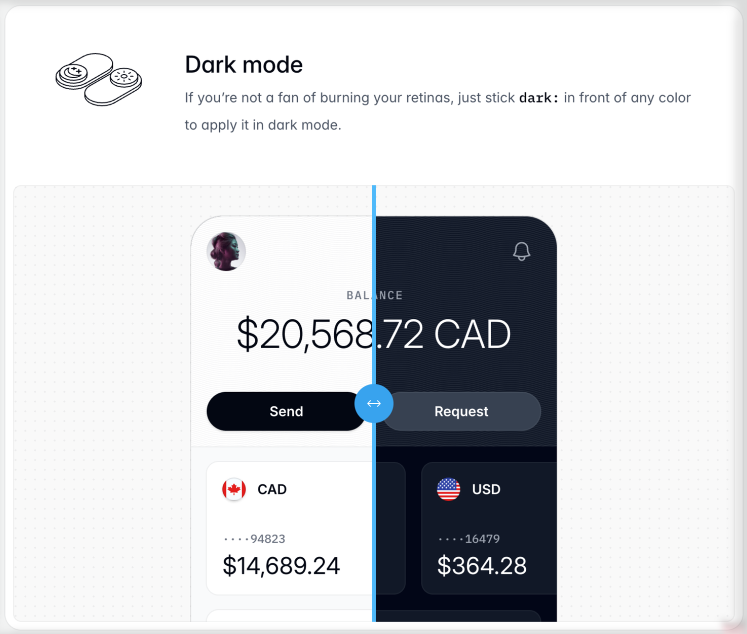 Dark Mode Feature