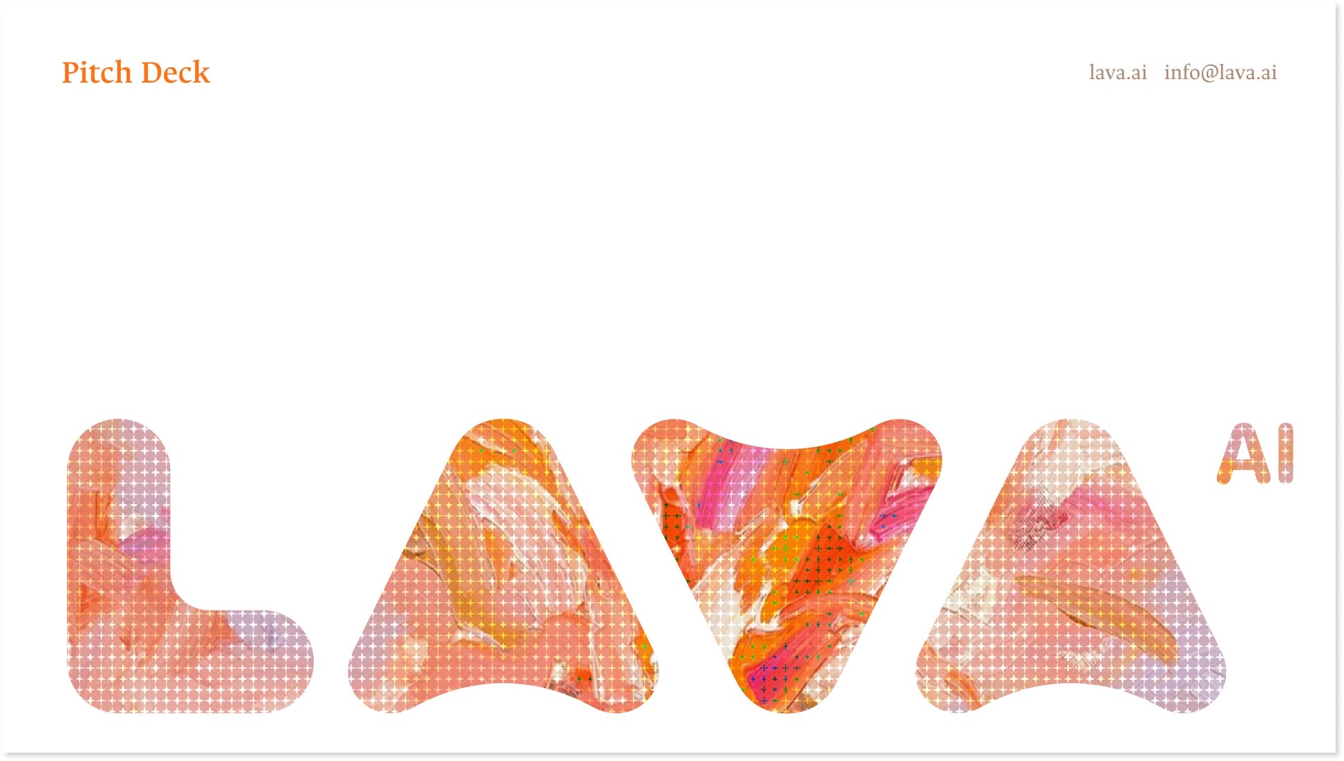 Lava AI Pitch Deck