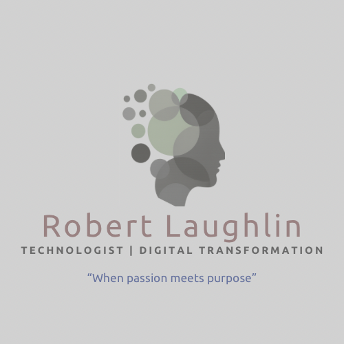 Robert Laughlin Logo Card