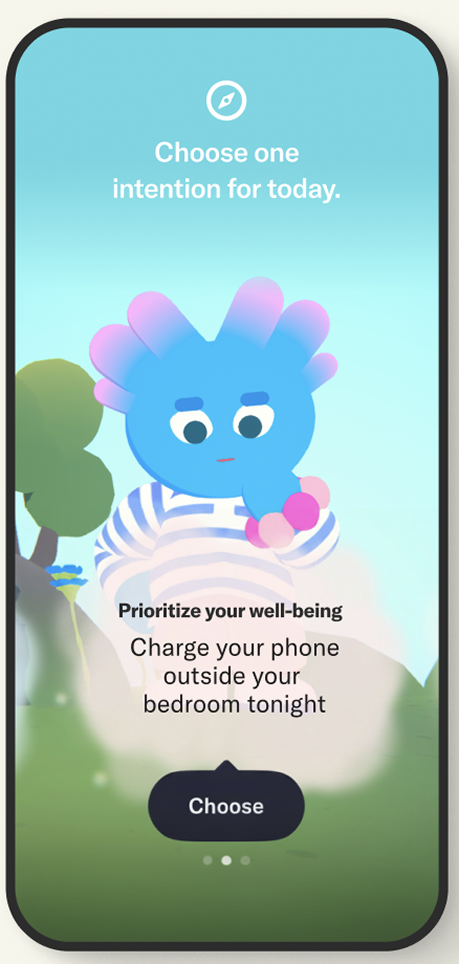 Well-being Intention Selector