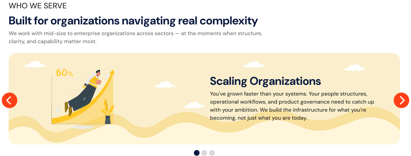 Growth Organizations Carousel