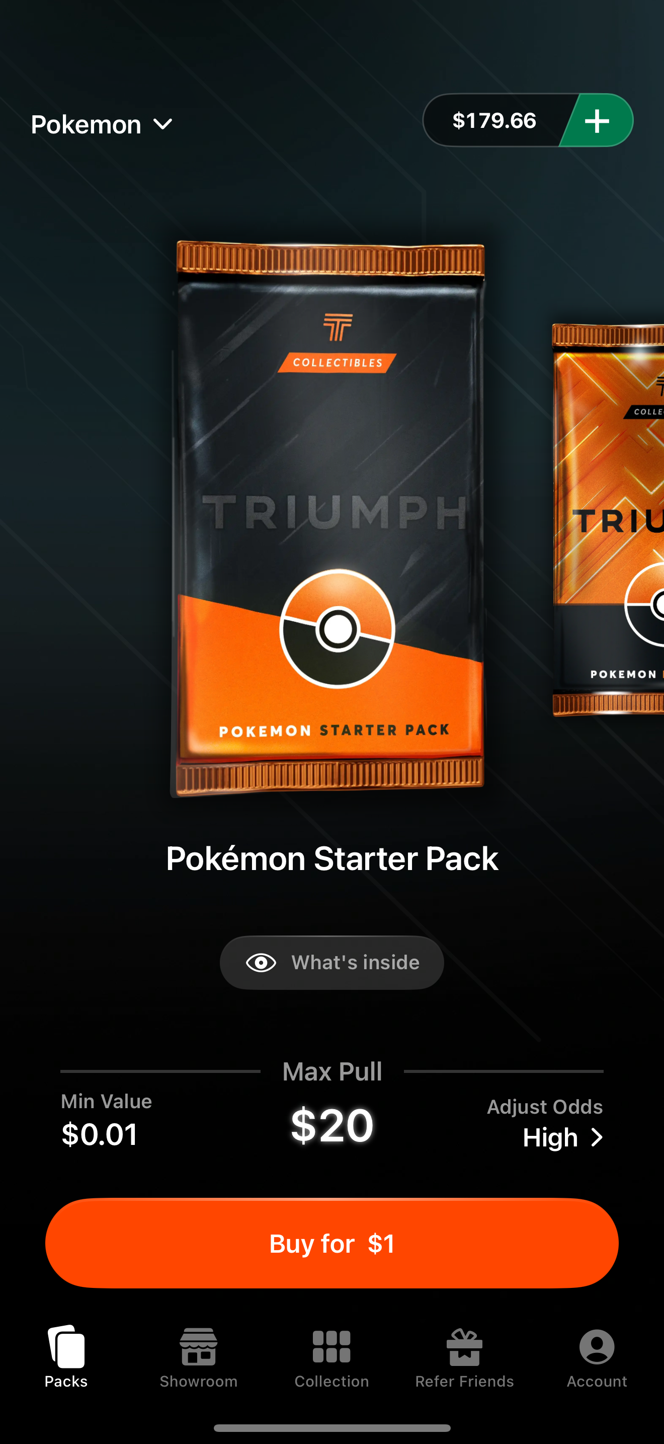 Pokemon Pack Purchase