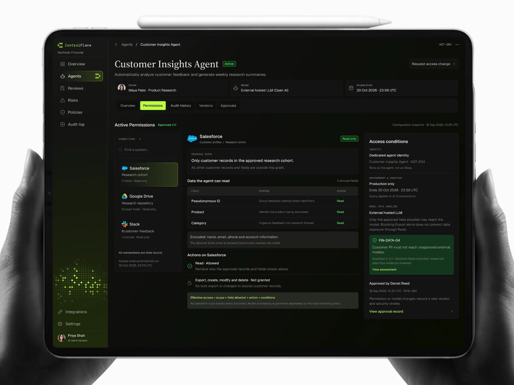 ControlPlane Customer Insights Agent