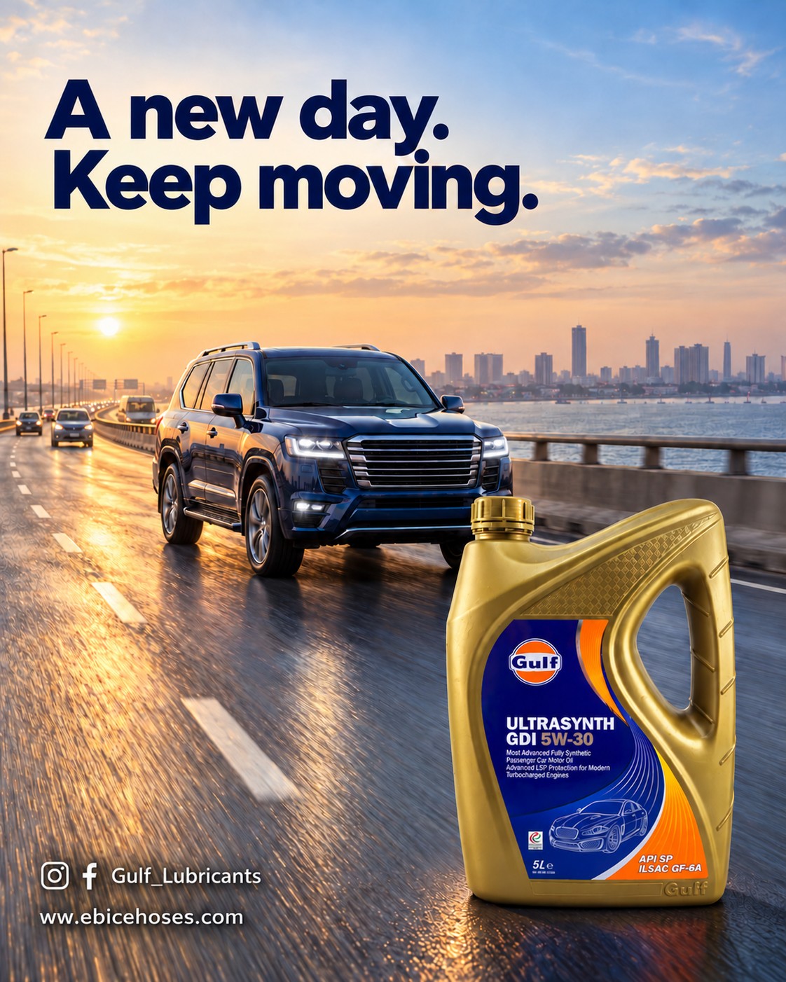 Gulf Motor Oil Ad