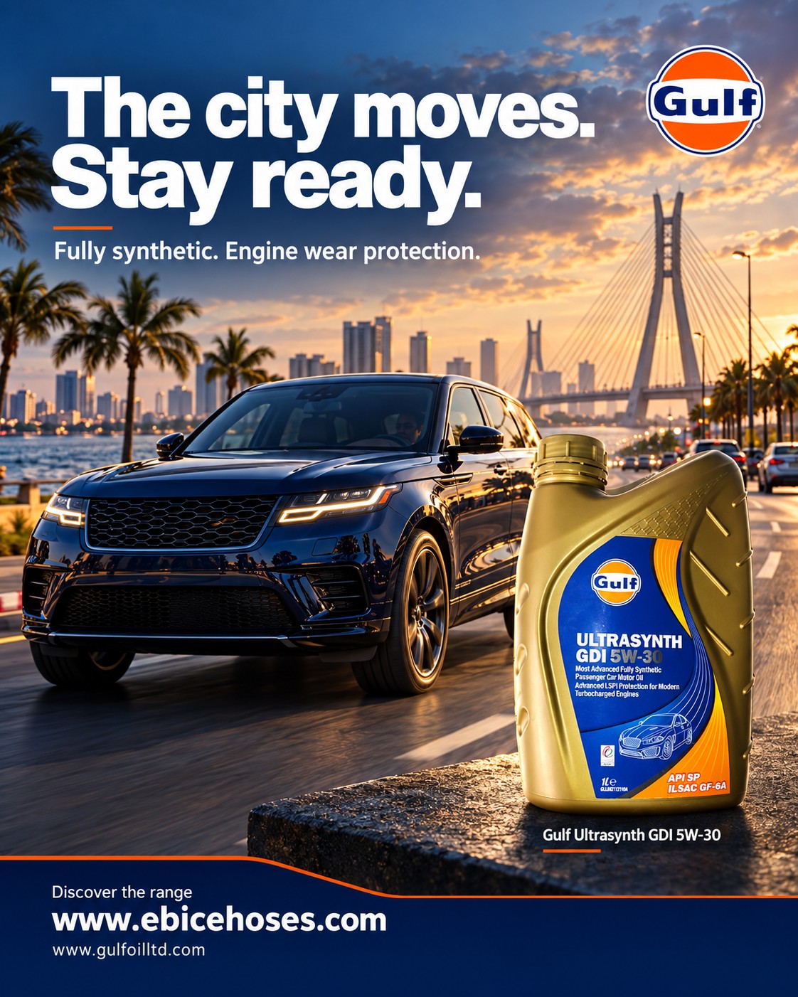 Gulf Motor Oil Ad