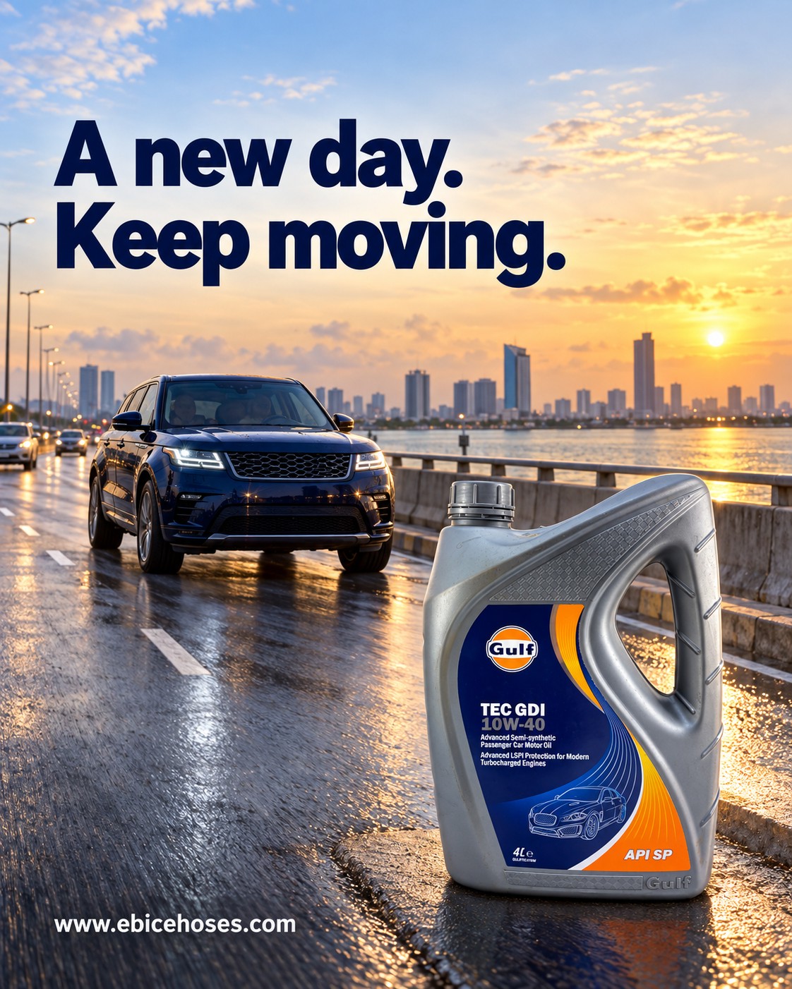 Gulf Motor Oil Ad