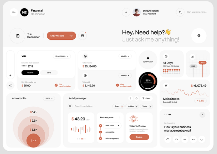 Financial Dashboard UI