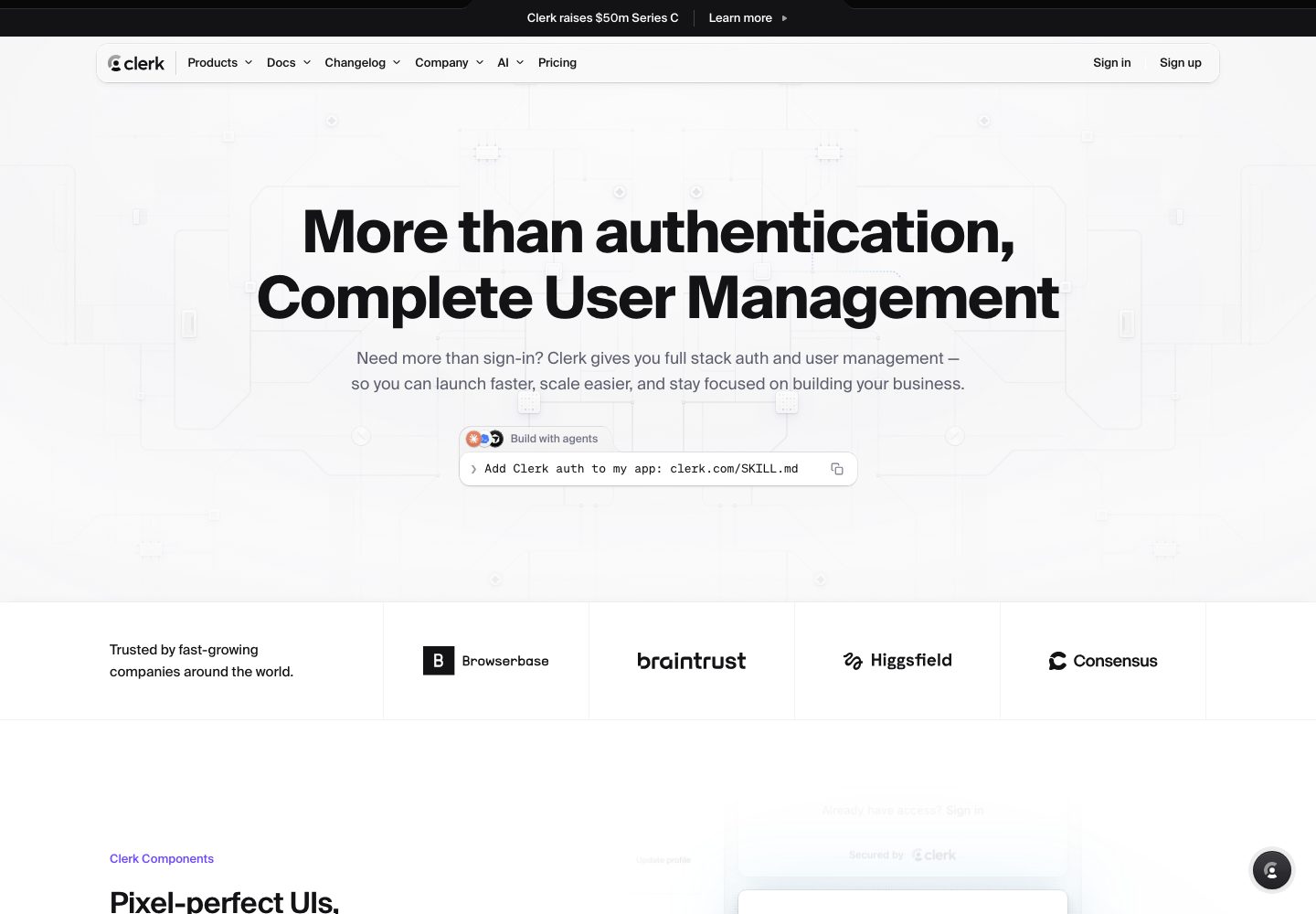 Clerk Homepage