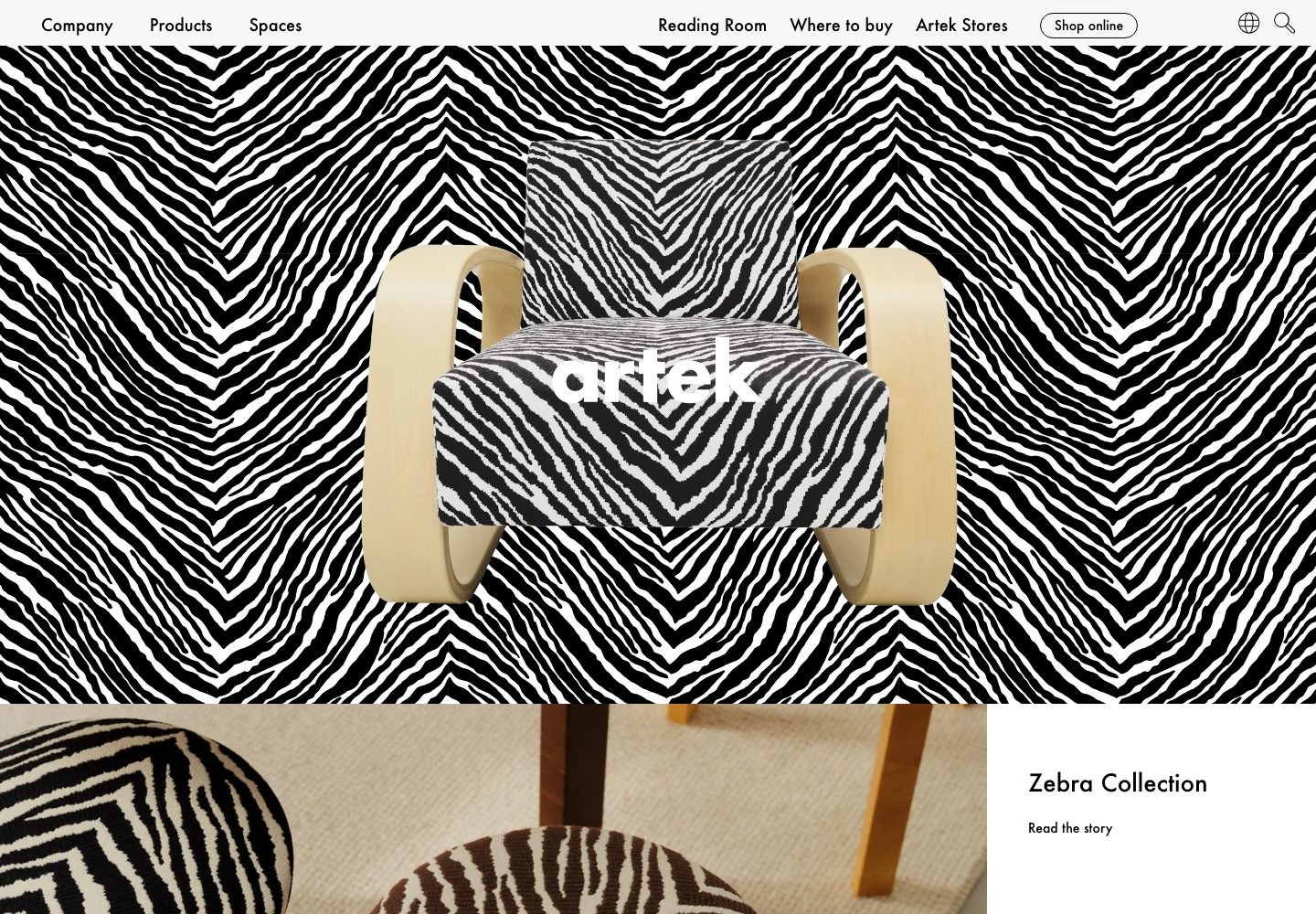 Artek Homepage Artek Zebra Collection