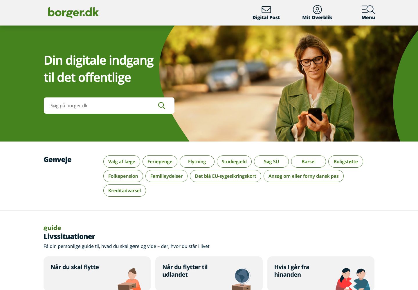 Denmark Borger Homepage