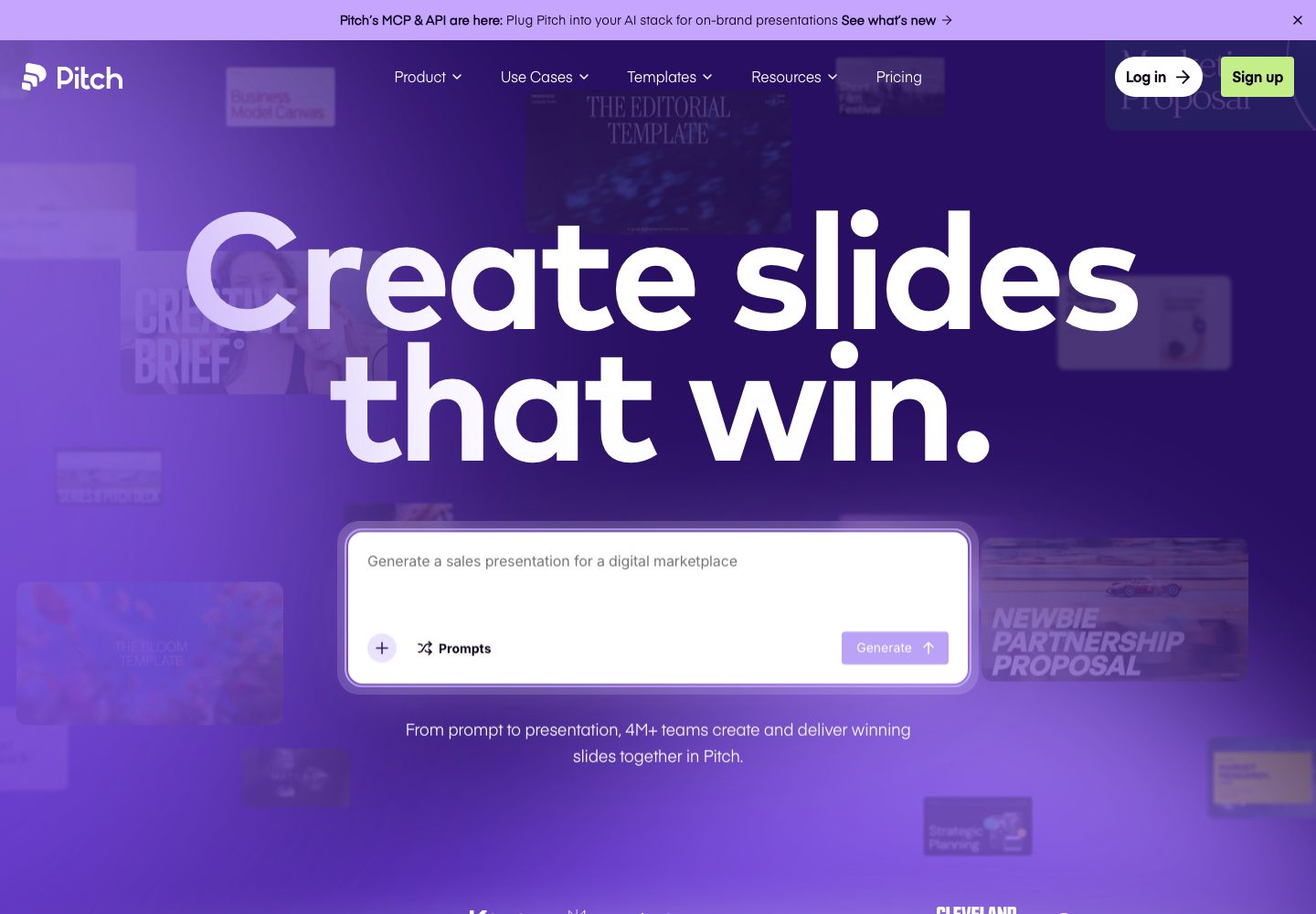 Pitch Homepage