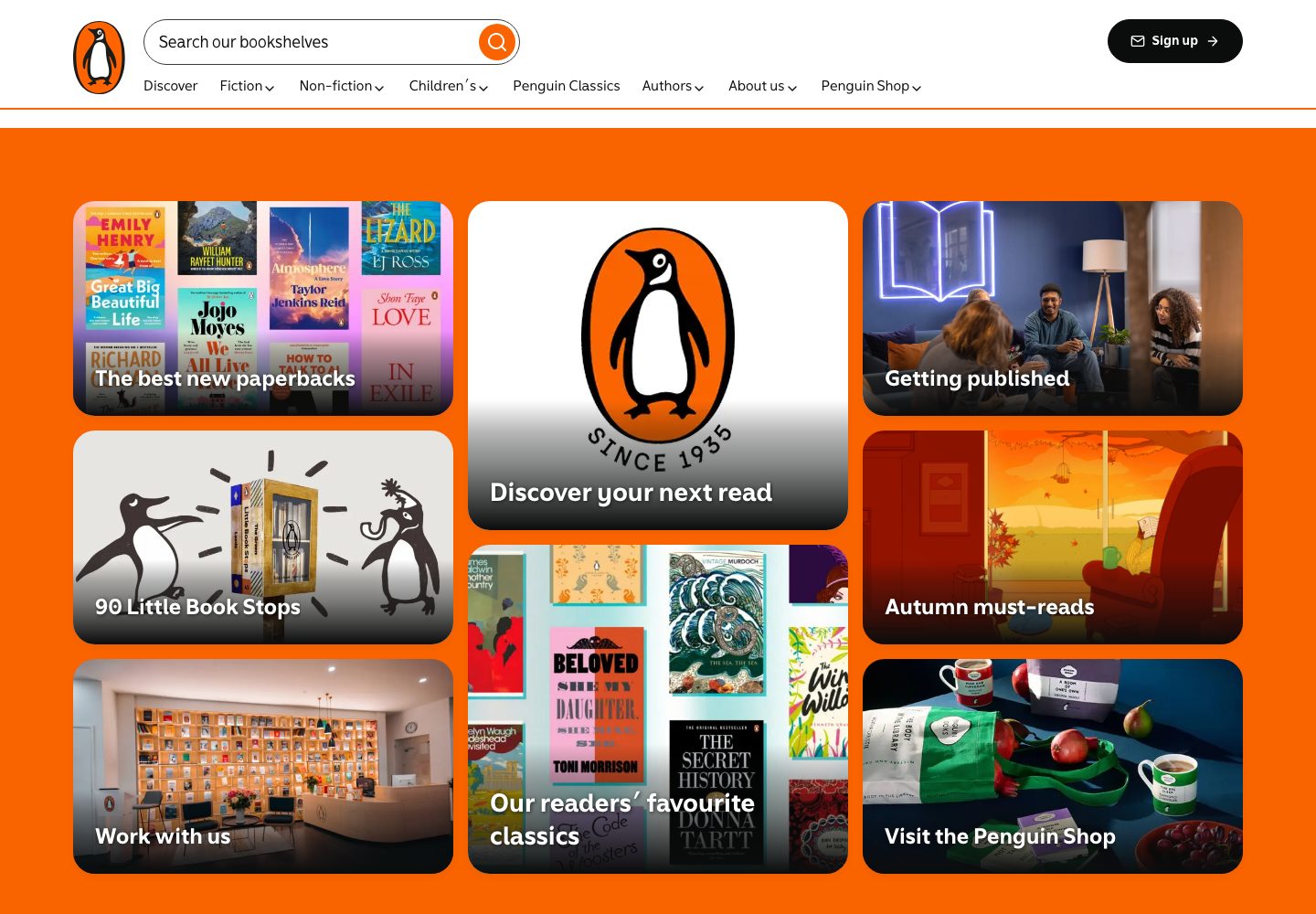 Penguin Homepage