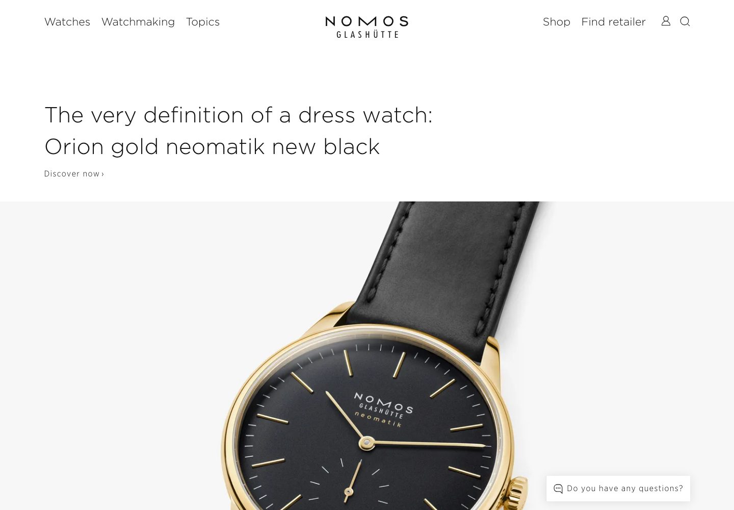 Nomos Homepage