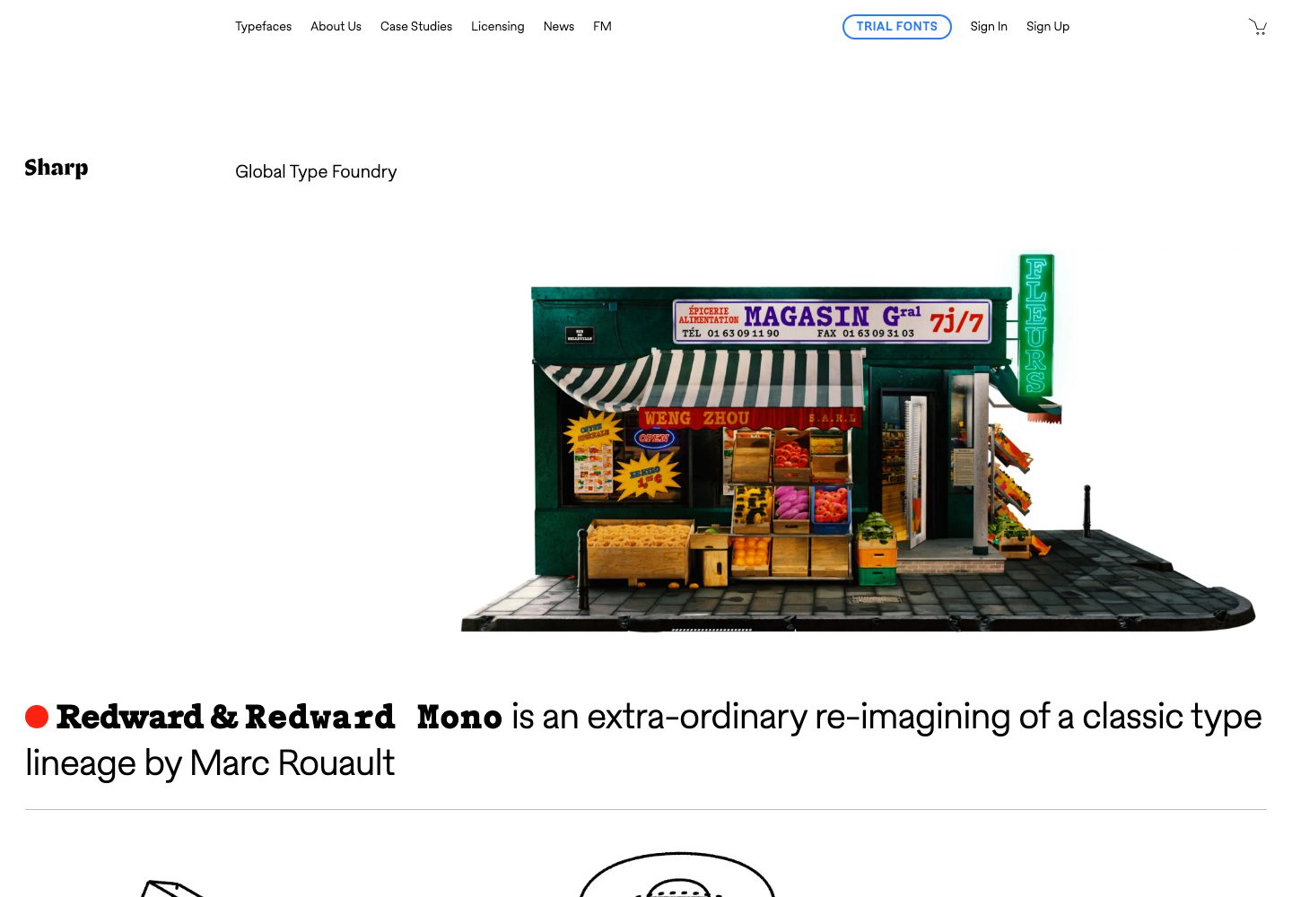 Sharp Type Homepage