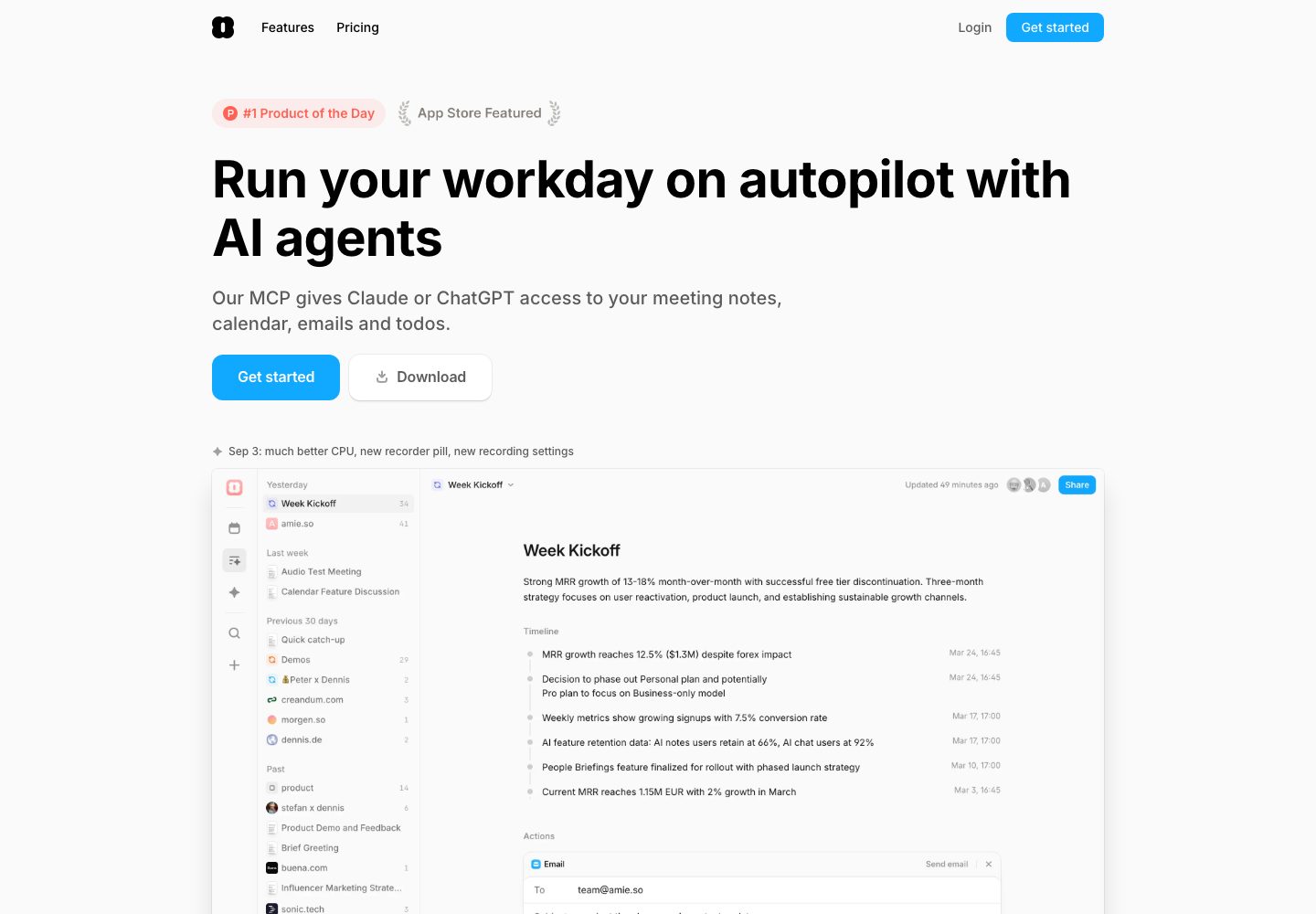 Amie Homepage