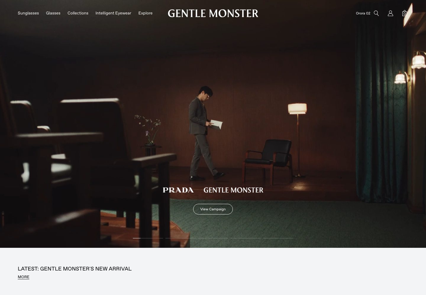 Gentle Monster Homepage