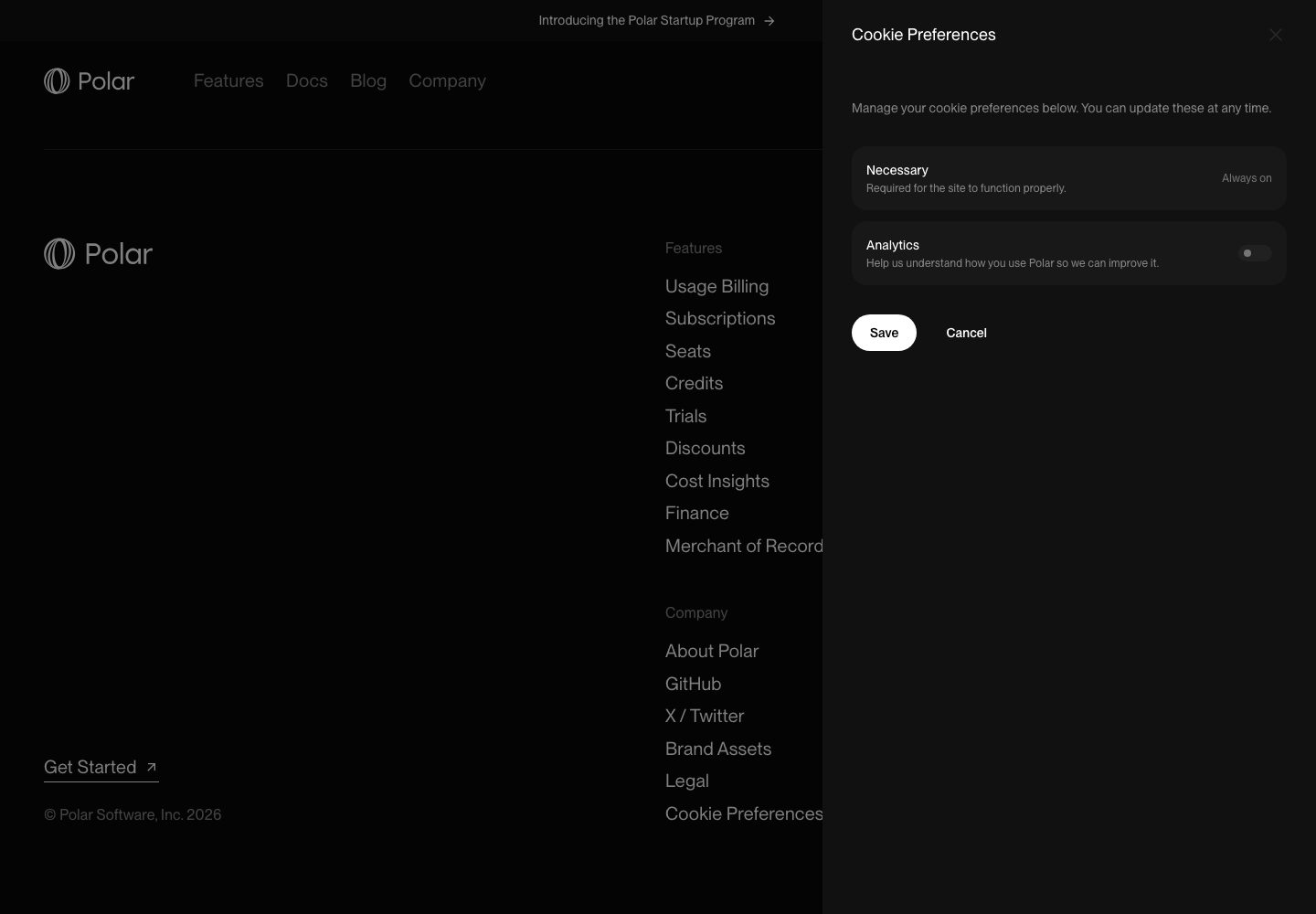 Polar Homepage