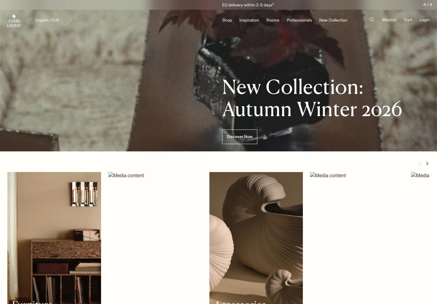 Ferm Living Homepage