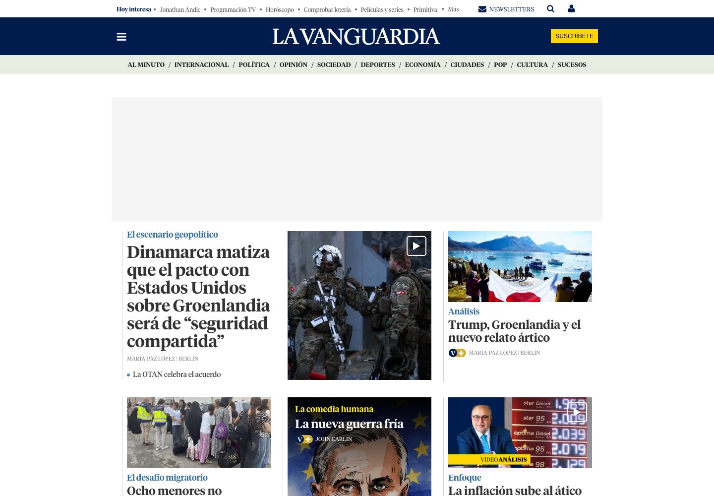 La Vanguardia Homepage