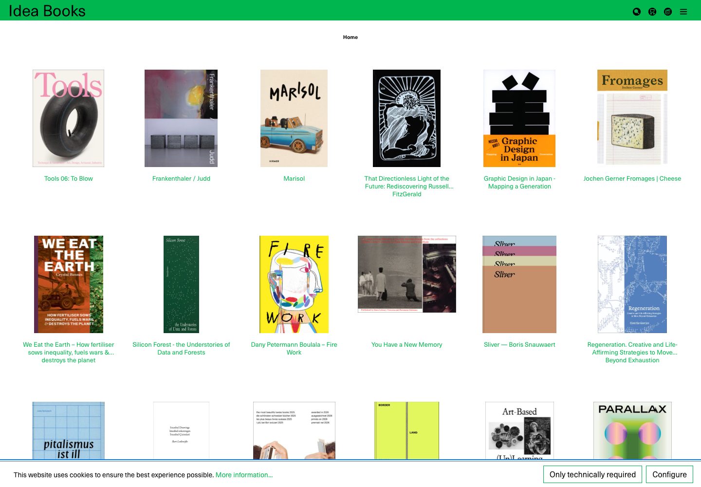Idea Books Homepage