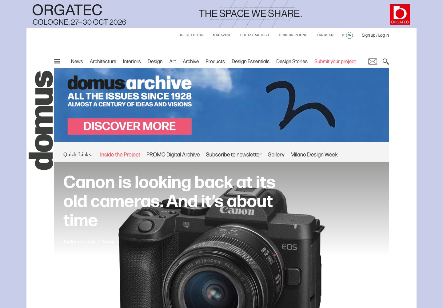 Domus Homepage