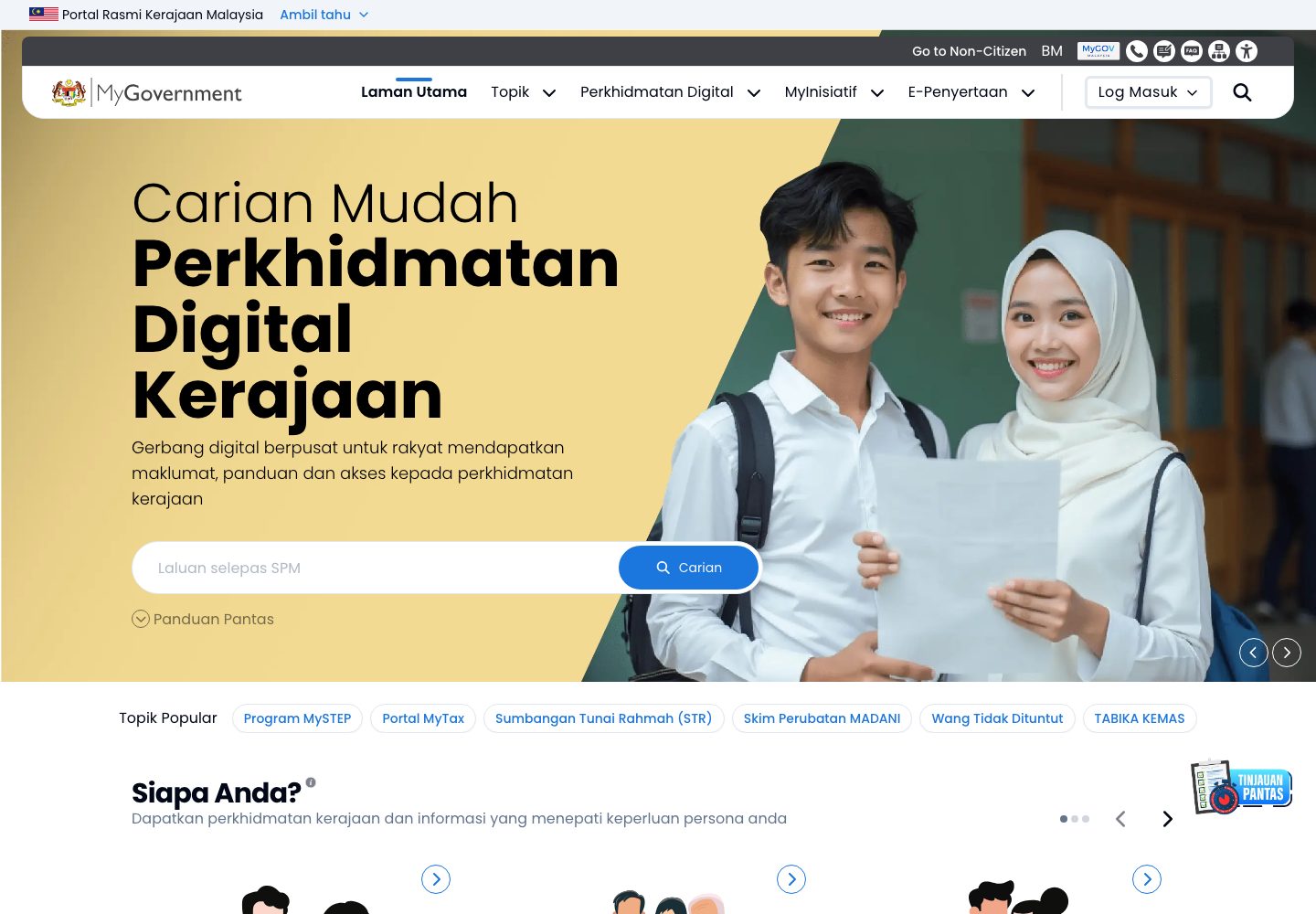 Malaysia Government Homepage