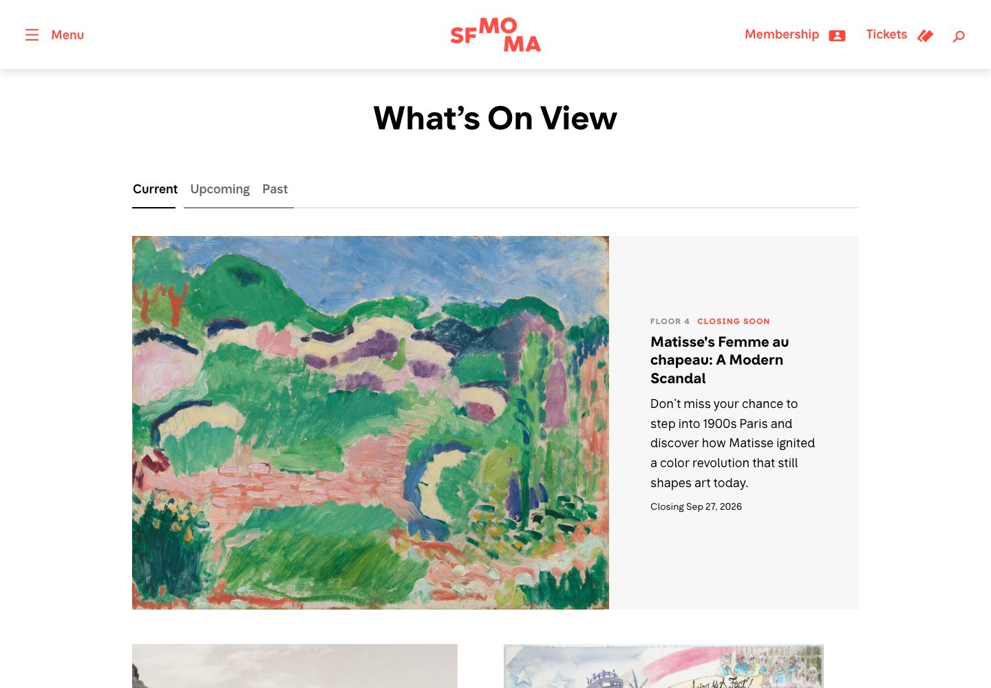 SFMOMA Features