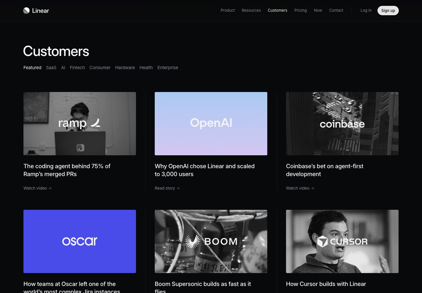 Linear Customers