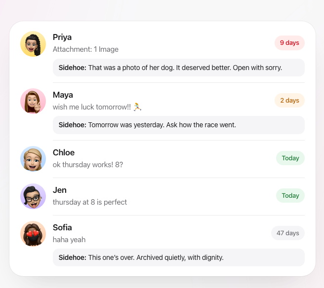 Chat Conversation List