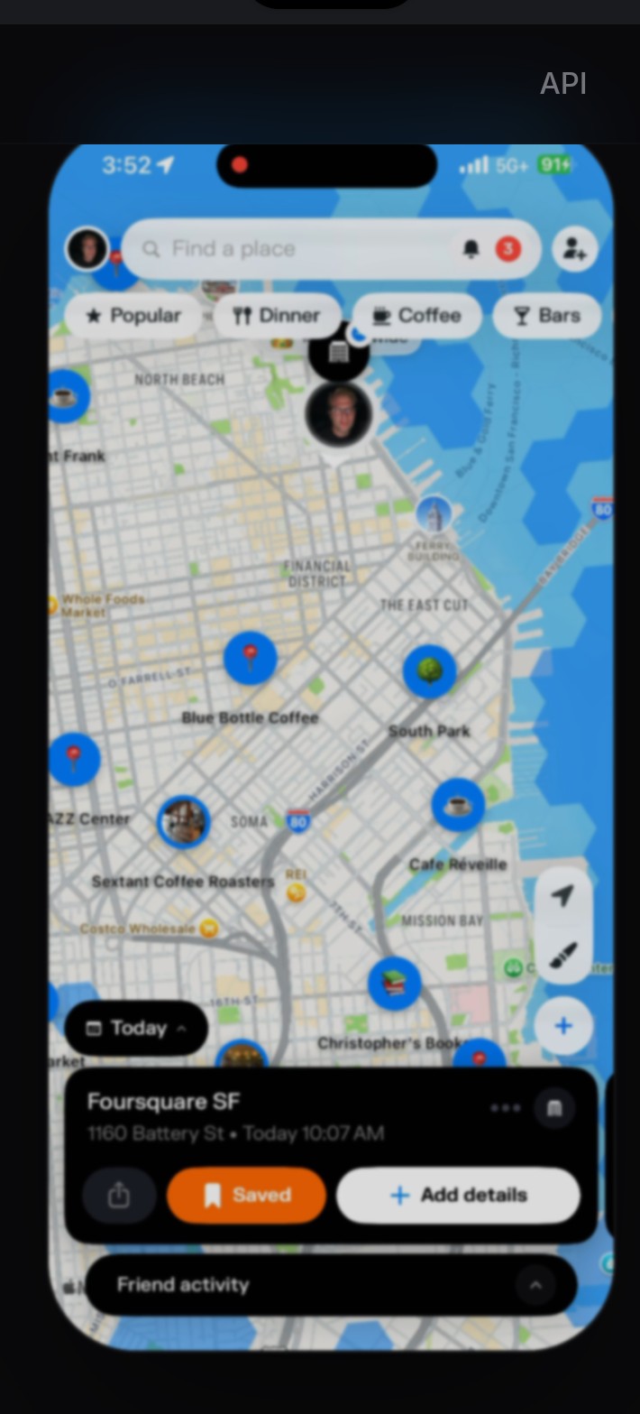 Foursquare Map Search